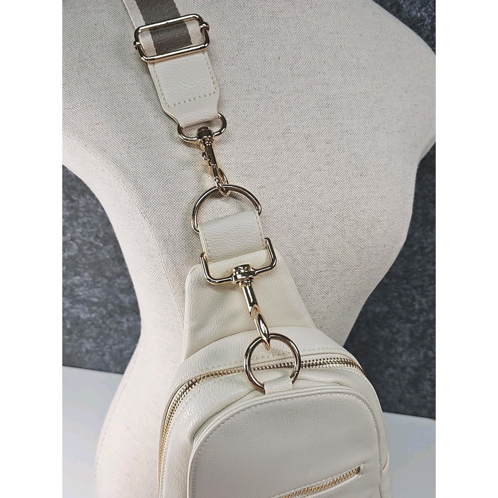 Universal Thread Cross Body Mini Back Pack, Ivory, Vegan Leather - Picture 3 of 13